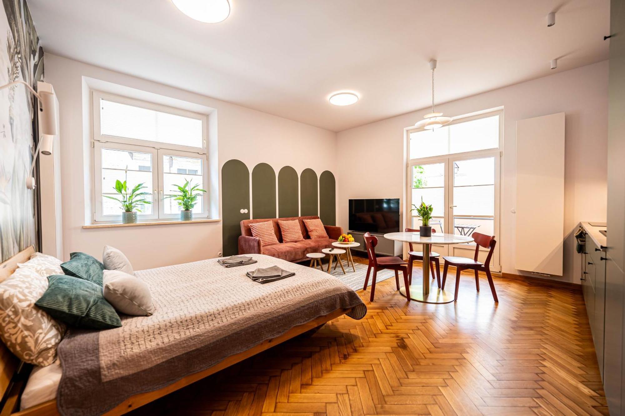 Trip Apartments Krakow Bagian luar foto